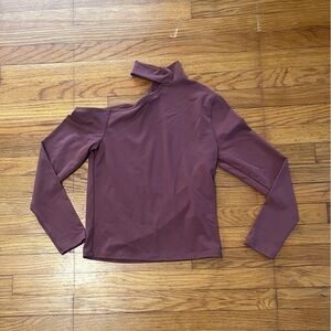 Abercrombie & Fitch Maroon Long Sleeve Top